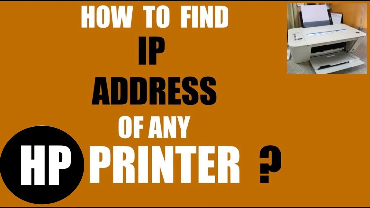 get the ip address for my printer in mac