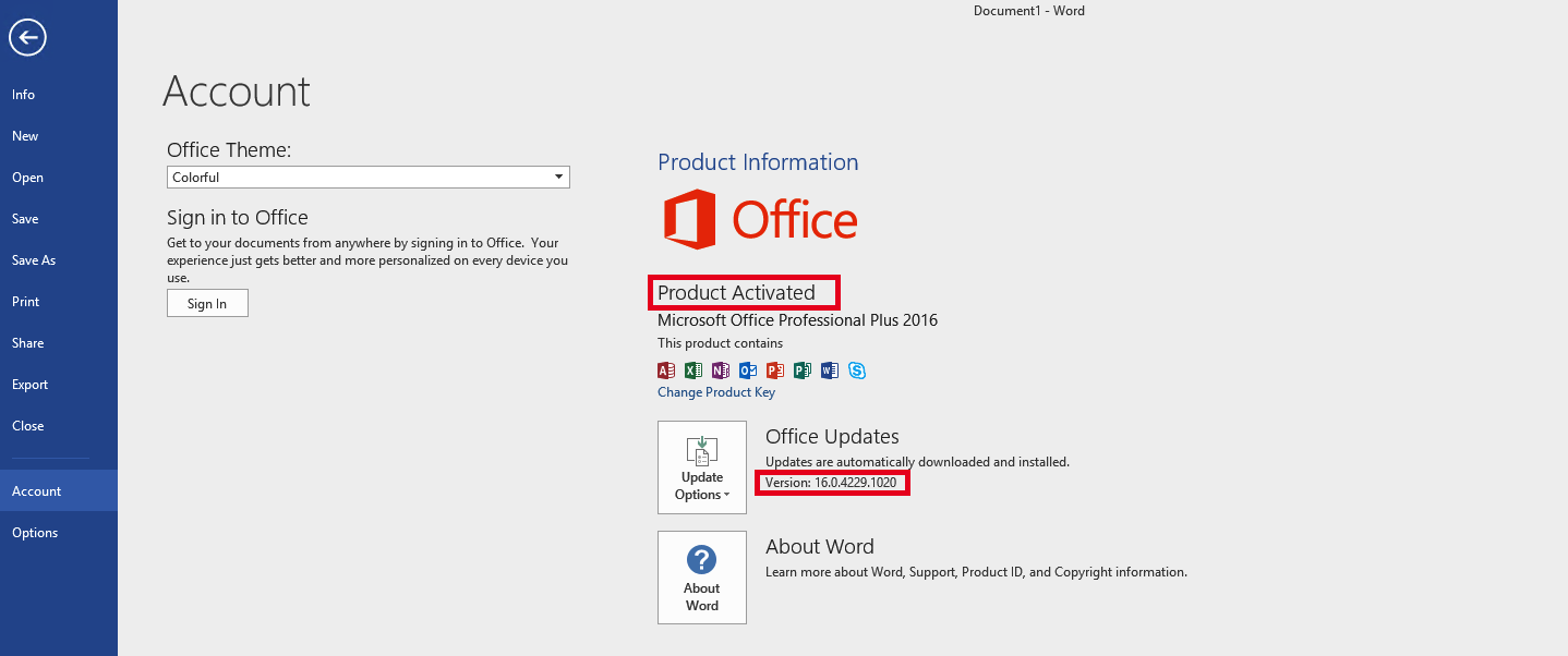 already have license key for office 2016 for mac